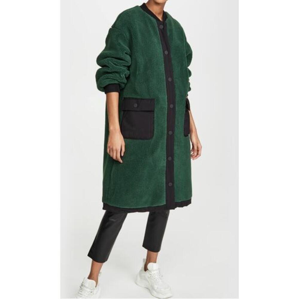J.O.A. Teddy Long Bomber Jacket